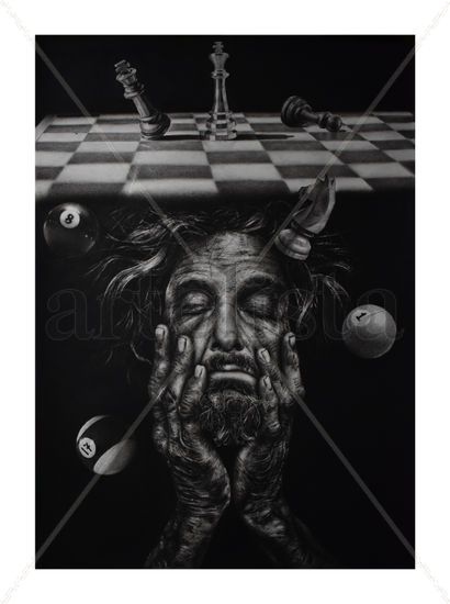 "MINDGAME" Charcoal