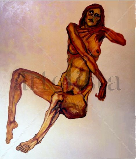 Vanidad / Vanity Mixed media Panel Nude Paintings