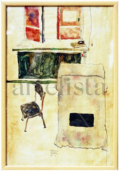 Mi habitación en Segovia / My Room in Segovia Mixed media Paper Others