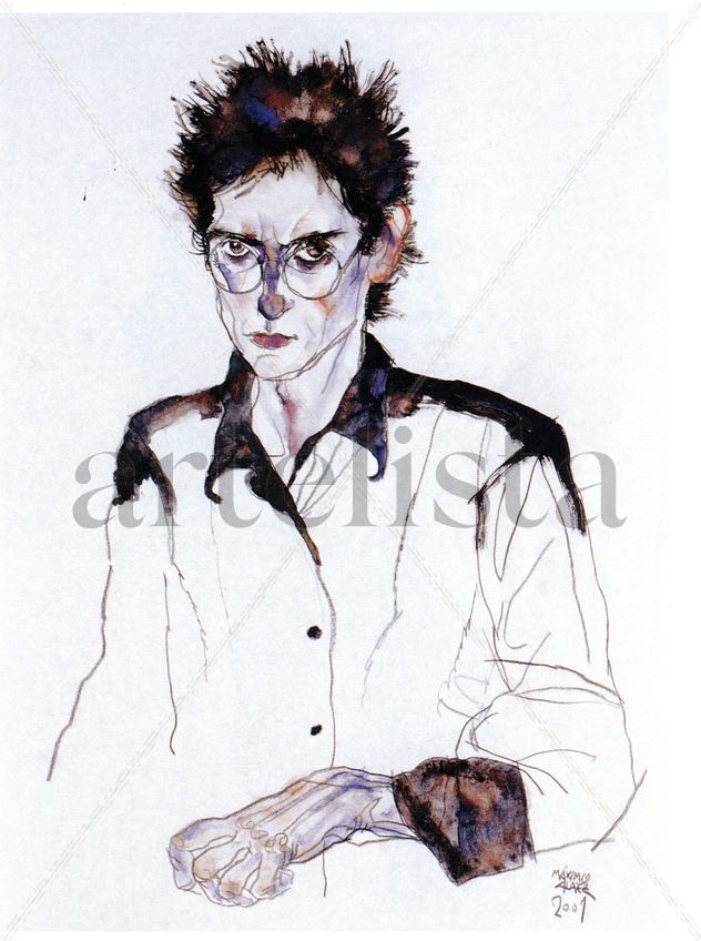 Autorretrato con mano / Self-portrait with a Hand