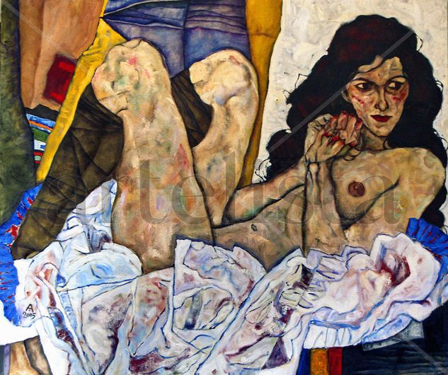 Raquel X / Rachel X Oil Canvas Figure Painting