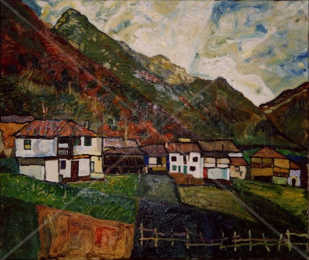 Asturias III Oil Canvas Landscaping