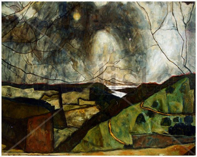 Tormenta (paisaje del Nalón)