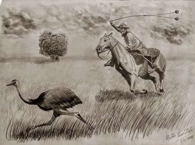 Ñandú pal puchero Pencil