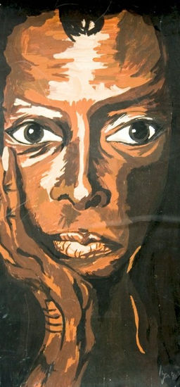 miles davis 4 Acrylic Paper Portrait