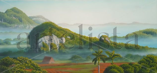 Valle de Viñales Oil Canvas Landscaping