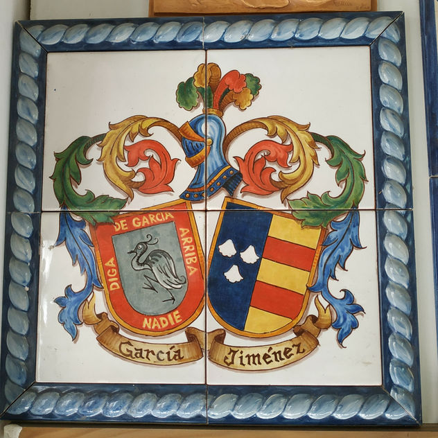 Escudo heráldico "García" " Jiménez"