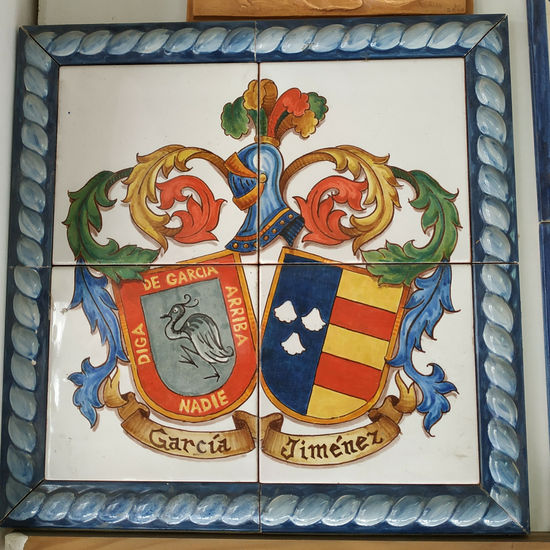 Escudo heráldico "García" " Jiménez" 