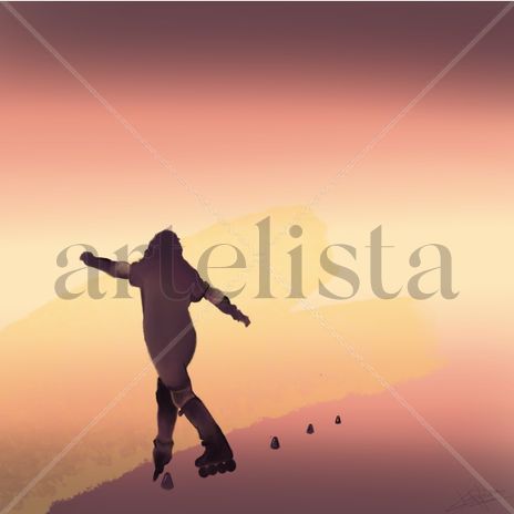 Patinaje al atardecer