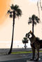 perro paseando