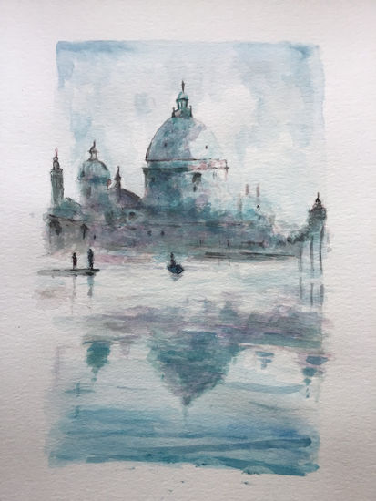 Venecia Watercolour Card Landscaping