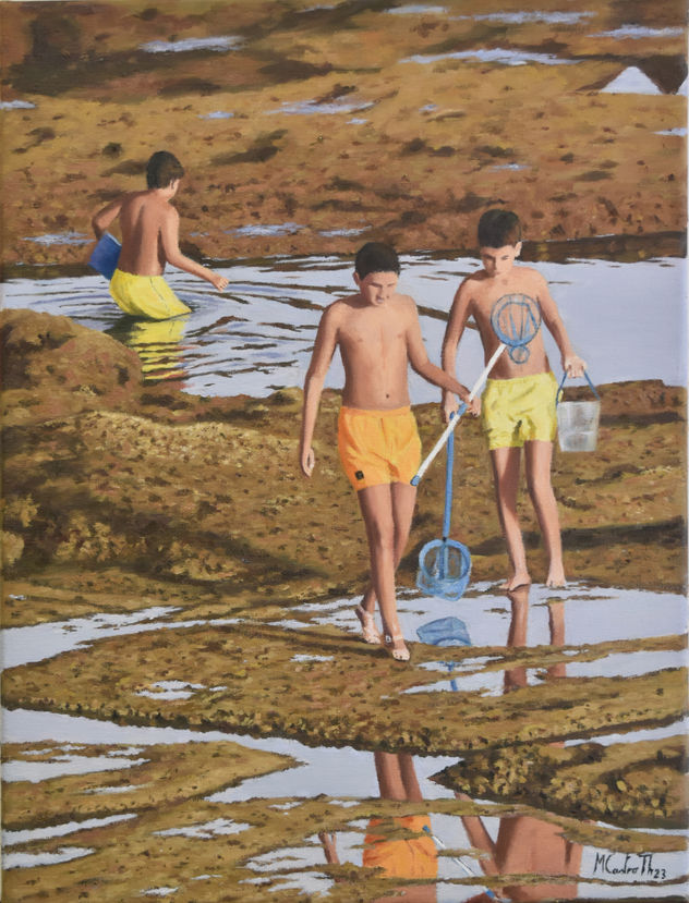 MARISCANDO EN LA CALETA
