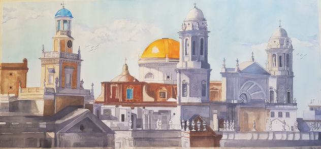 Vistas desde las azoteas de cadiz