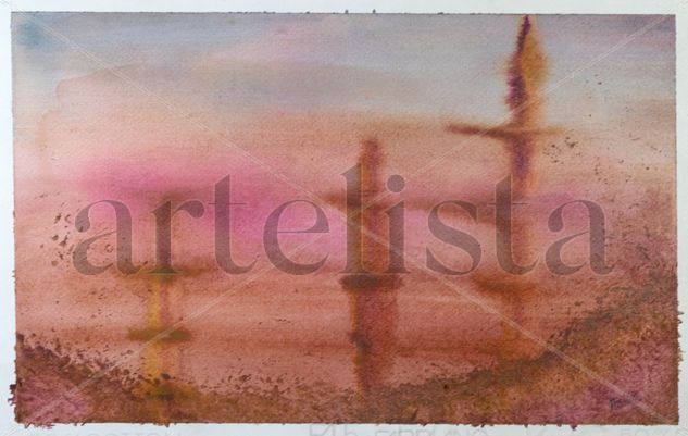 Viento del desierto Watercolour Paper Landscaping