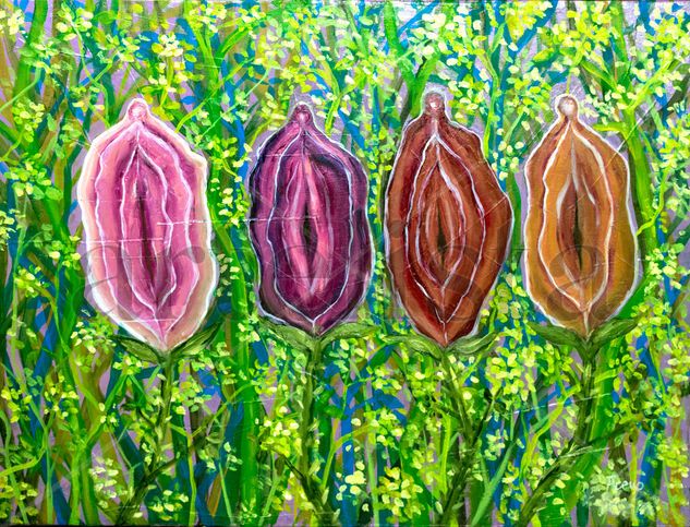 Madre naturaleza Oil Canvas Floral Painting