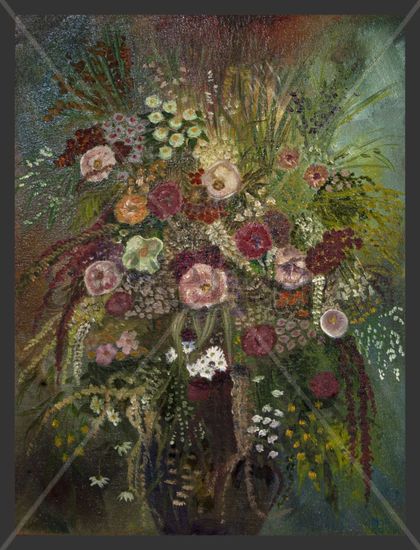 El orden del caos V Oil Canvas Floral Painting