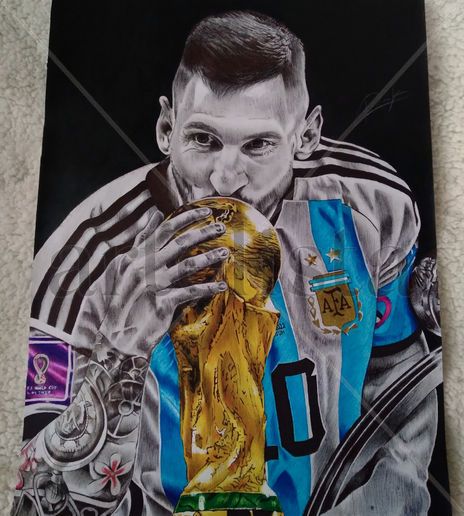 Retrato messi world...