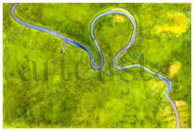 Vista aérea del Río Usumacinta (Yaxchilán)