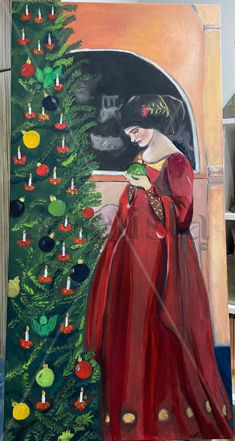Decorando el árbol