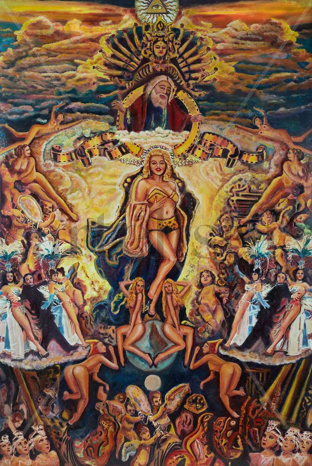 Nuestra señora del glamour. Protectora de todas las rubias teñidas