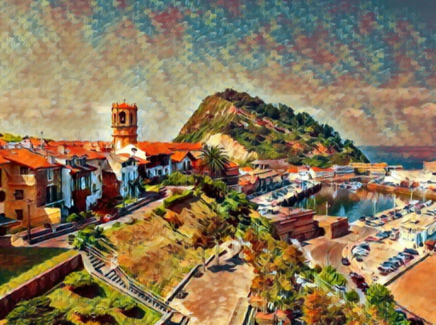 Getaria Oil Canvas Landscaping