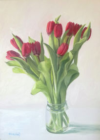 Tulipanes rojos