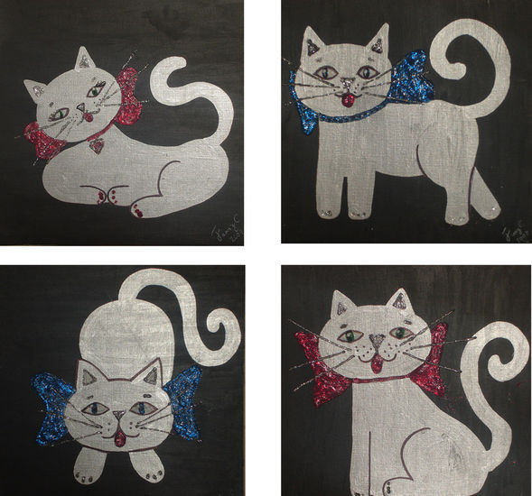 Gatitos de Lujo Others Canvas Animals