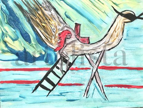 Scape bird