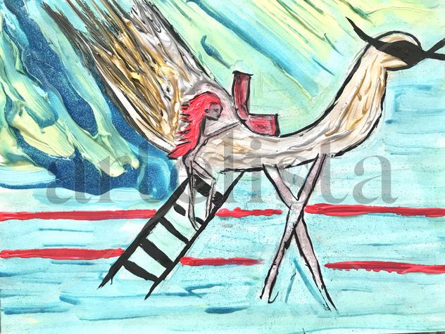 Scape bird