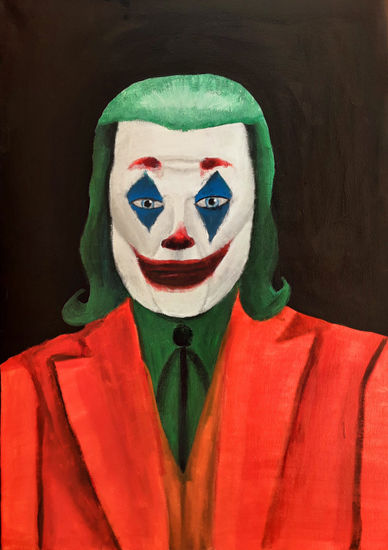 Joker Acrylic Canvas Portrait