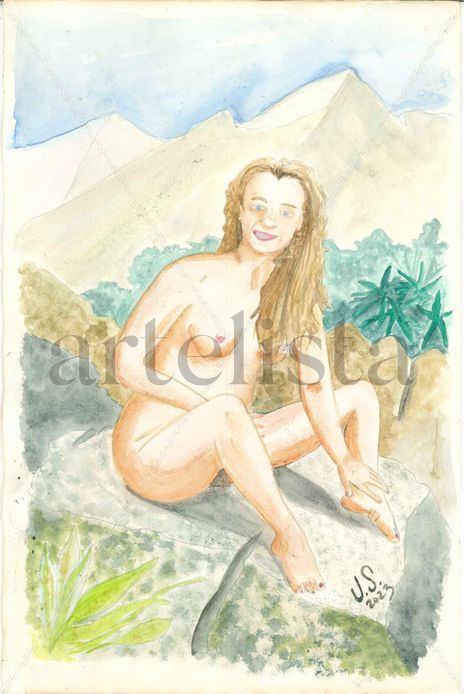 Desnudo sobre Roca