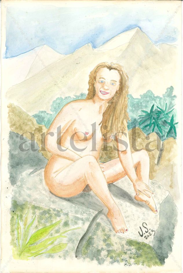 Desnudo sobre Roca