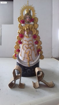 Maqueta virgen del...