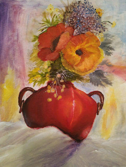 AMAPOLAS Oil Canvas Still Life Paintings