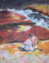mujer y mar
