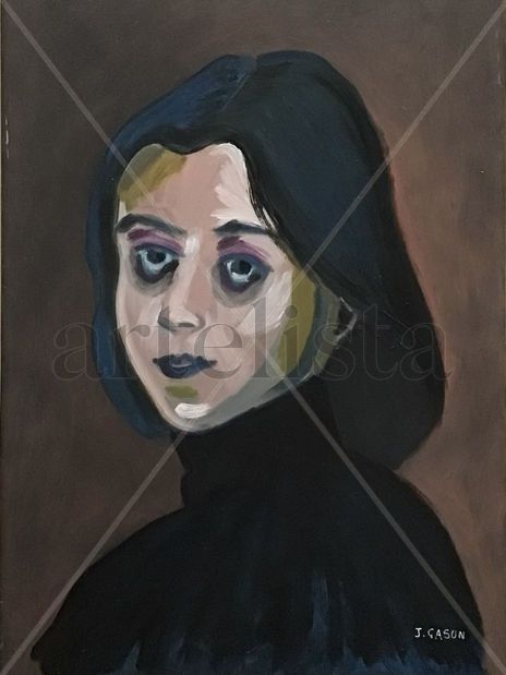 Retrato en negro