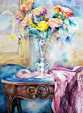 Rosas damascenas