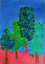 Blue sky& red soil