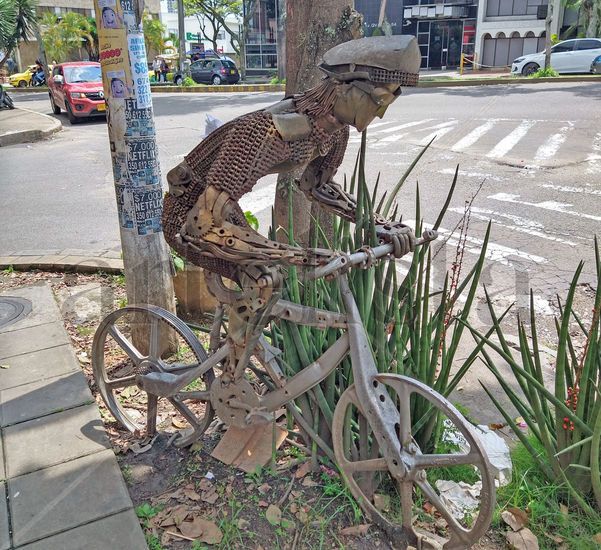 Ciclista de Hierro Otras temáticas Color (Digital)