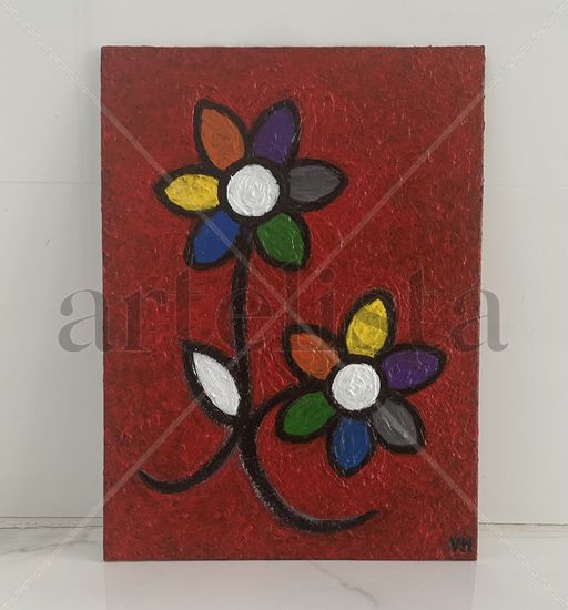 ALEGRÍA Oil Canvas Floral Painting