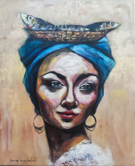 Peixeira Oil Canvas Portrait