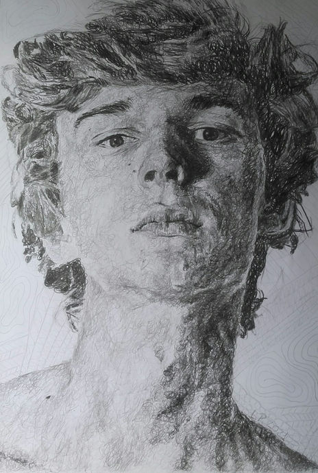 Dibujo a lápiz de...