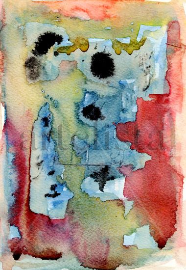 Acuarela abstracta Watercolour Paper Others