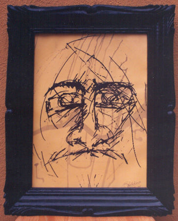 VIEJO ROSTRO Mixed media Paper Others