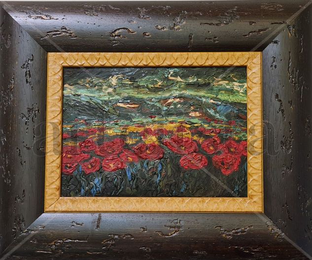 Amapolas Oil Canvas Landscaping