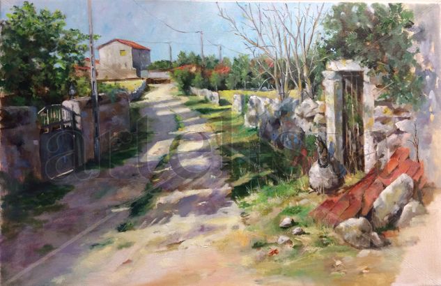 Torregamones num 2 (El espectador) Oil Canvas Landscaping