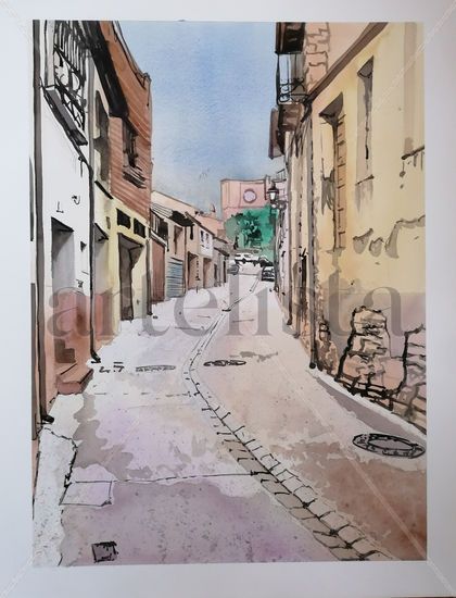 Calle de Viana Watercolour Paper Landscaping