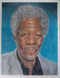 Retrato Morgan Freeman