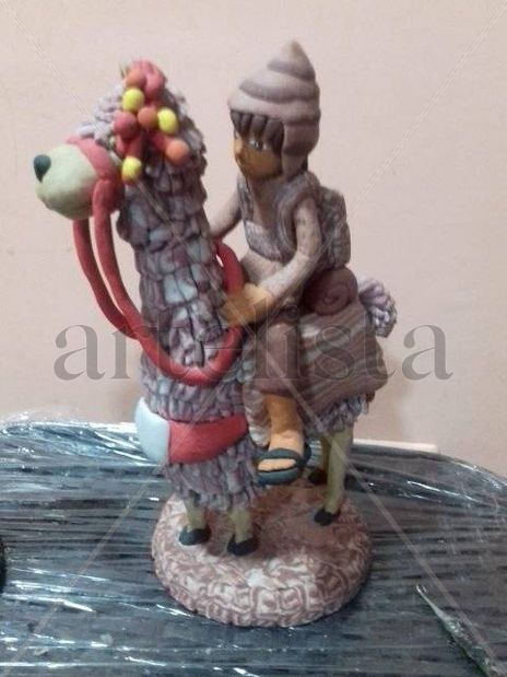 Niño con llamita