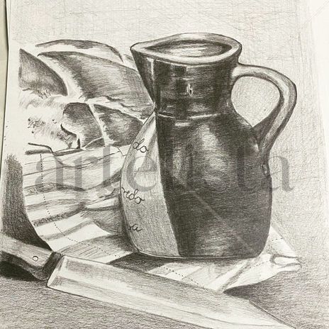 Jarra y pan